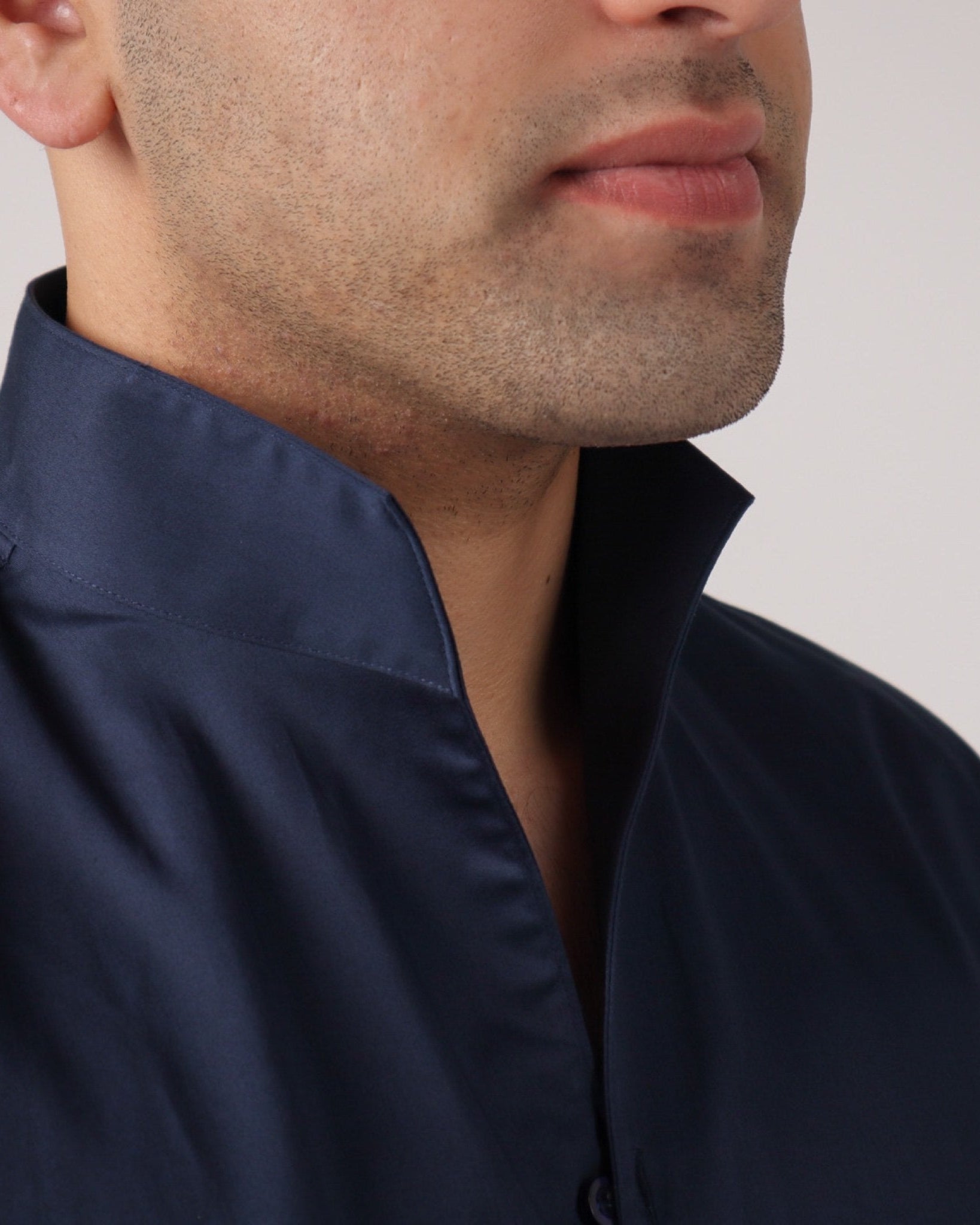 ORGANIC GRANDAD SHIRT - GOODLUCK BESPOKE