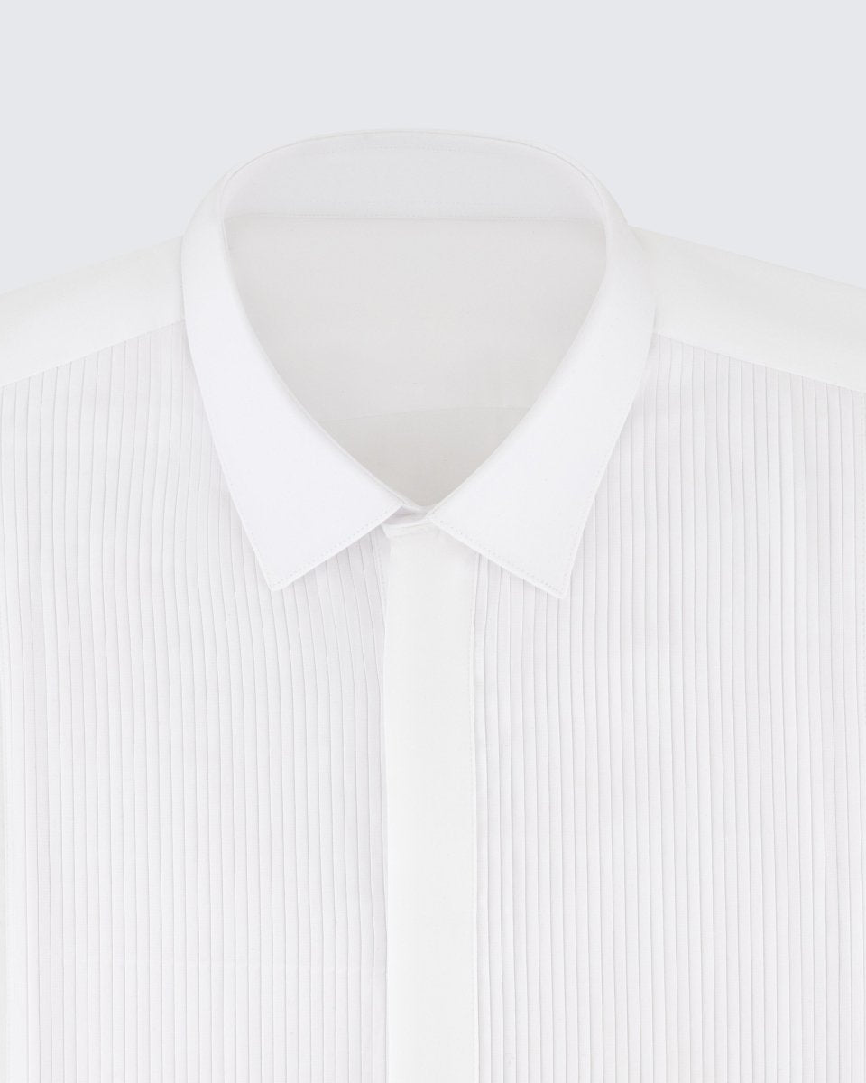 STRAIGHT POINT TUXEDO SHIRT - GOODLUCK BESPOKE